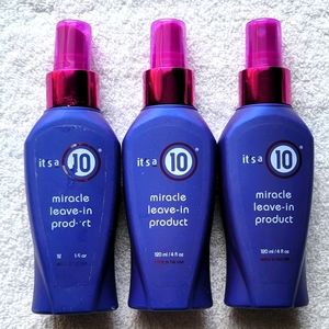 IT'S A 10 MIRACLE LEAVE-IN CONDITIONER 3 X 4 fl oz